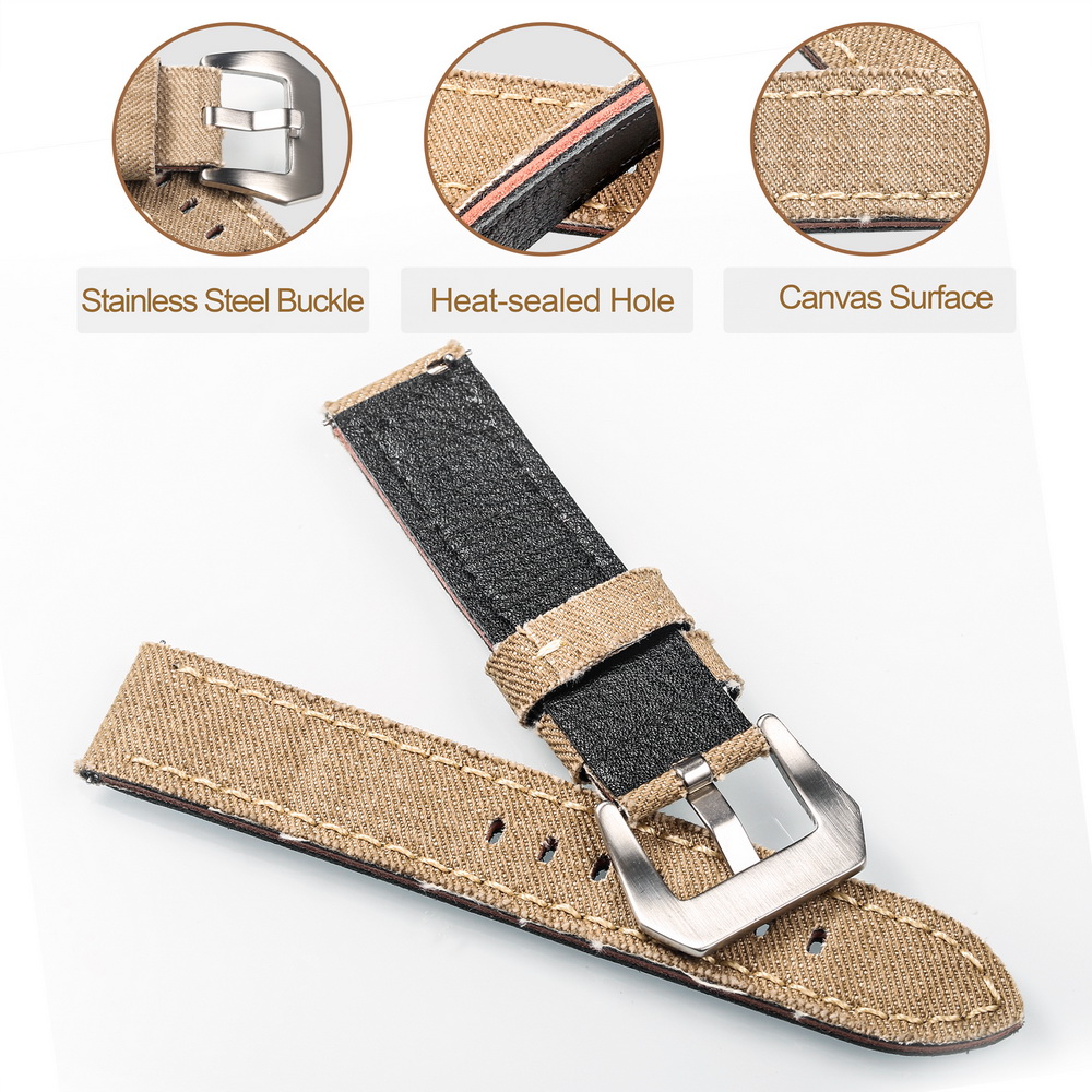 Hemsut Canvas Watch Bands Quic - Canvas Strap Watch recensione e prezzo