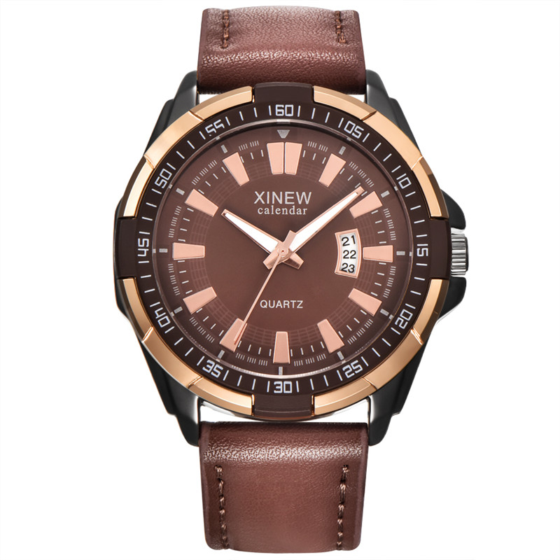 Men XINEW Brand Watches Studen - Leather Watch Band Men recensione e prezzo