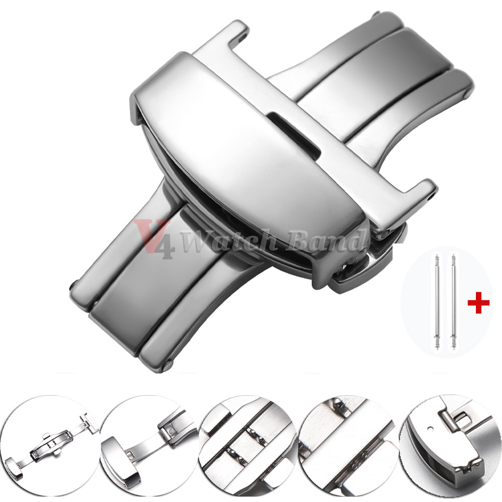 Polished Matte Double Button W - Butterfly Clasp Deployant recensione e prezzo