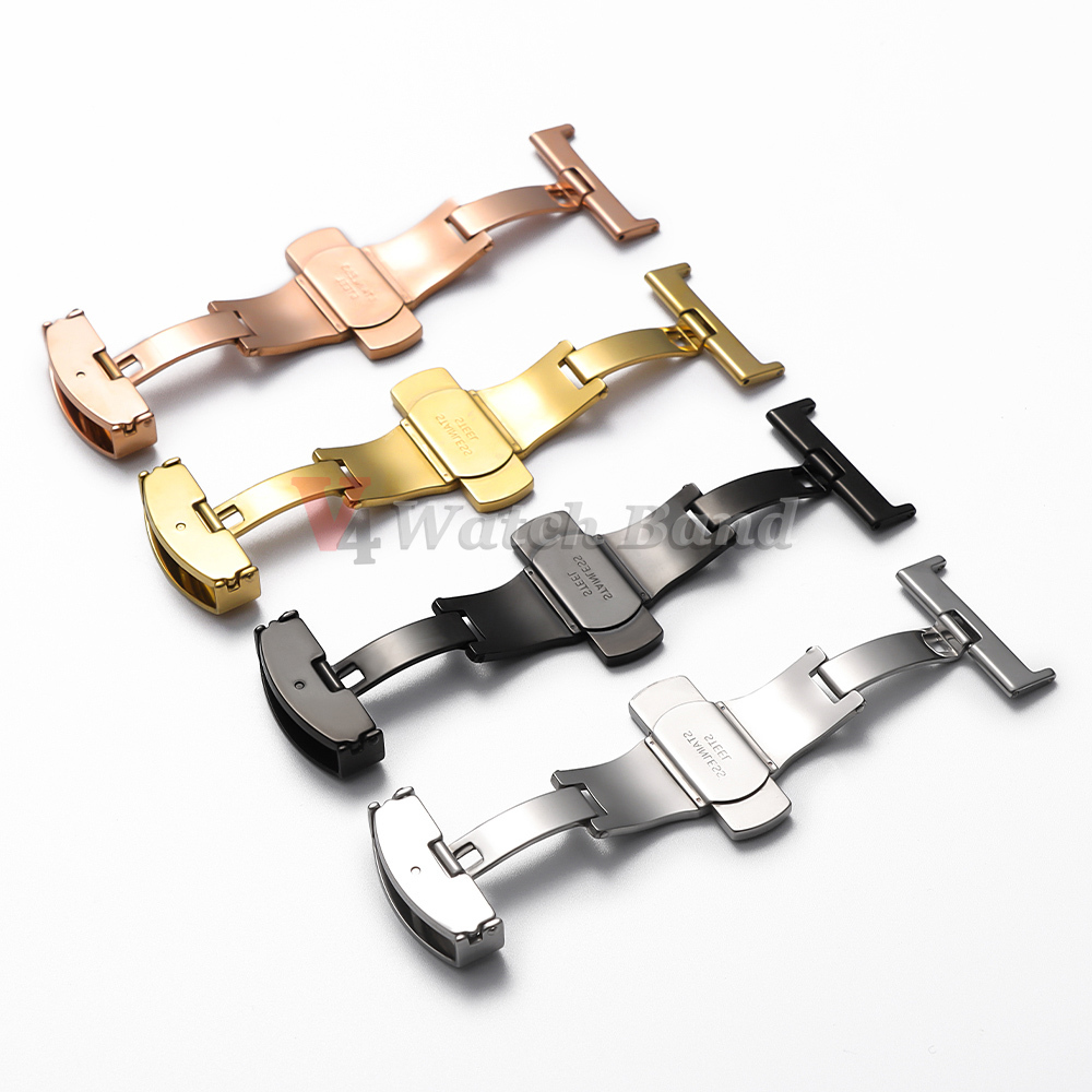 Polished Matte Double Button W - Butterfly Clasp Deployant recensione e prezzo