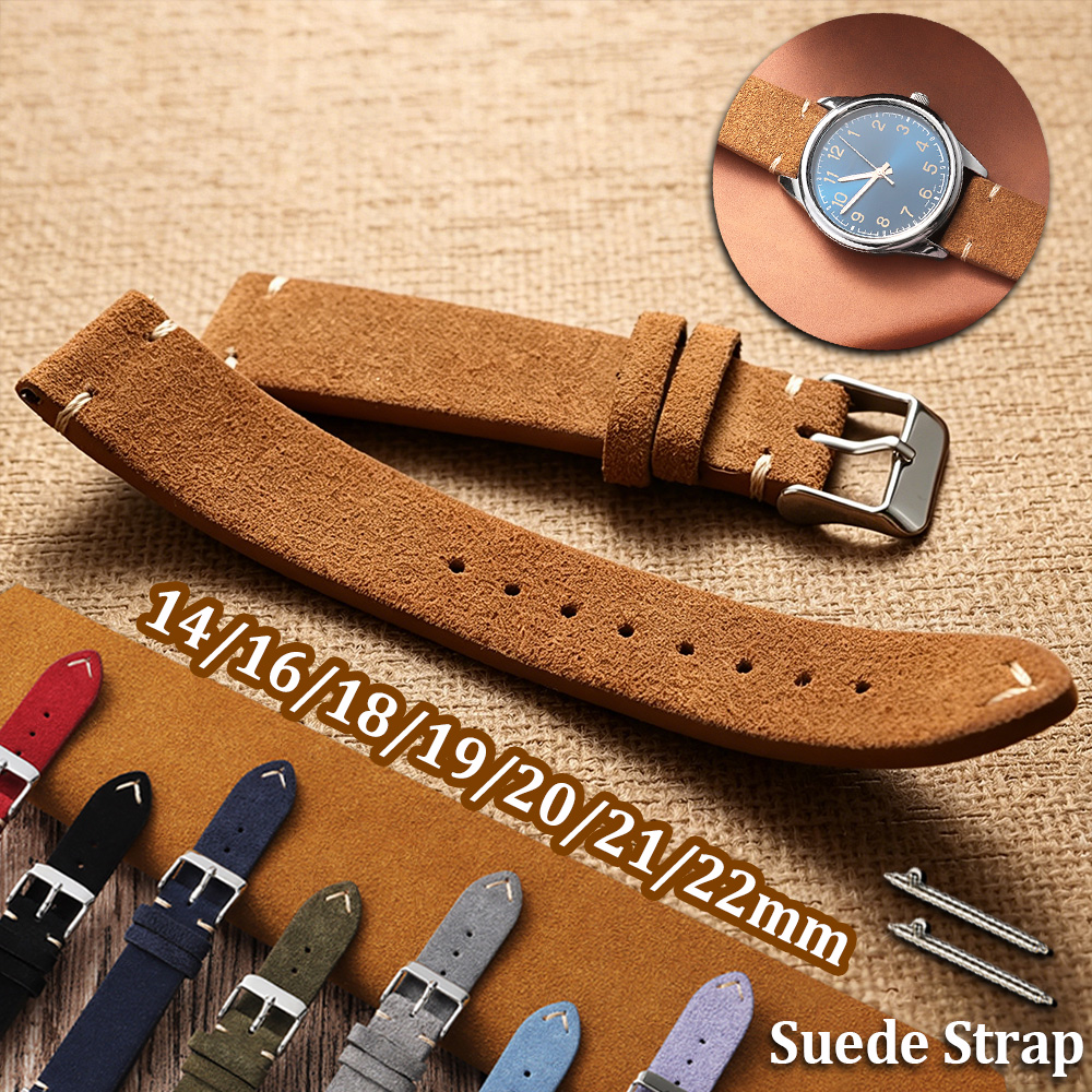 14 16 18 19 20 21 22mm Quick R - Suede Strap Watch recensione e prezzo