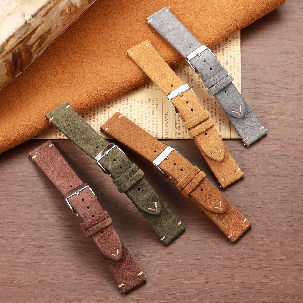 14 16 18 19 20 21 22mm Quick R - Suede Strap Watch recensione e prezzo