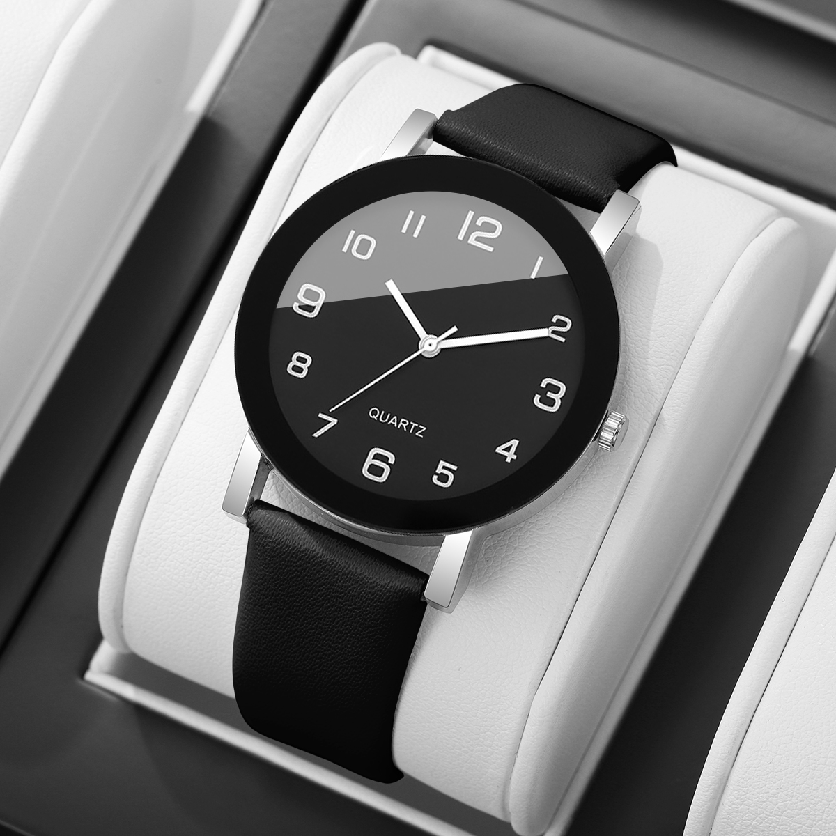 Fashion Arabic Dial  Men Quart - Leather Watch Band Men recensione e prezzo
