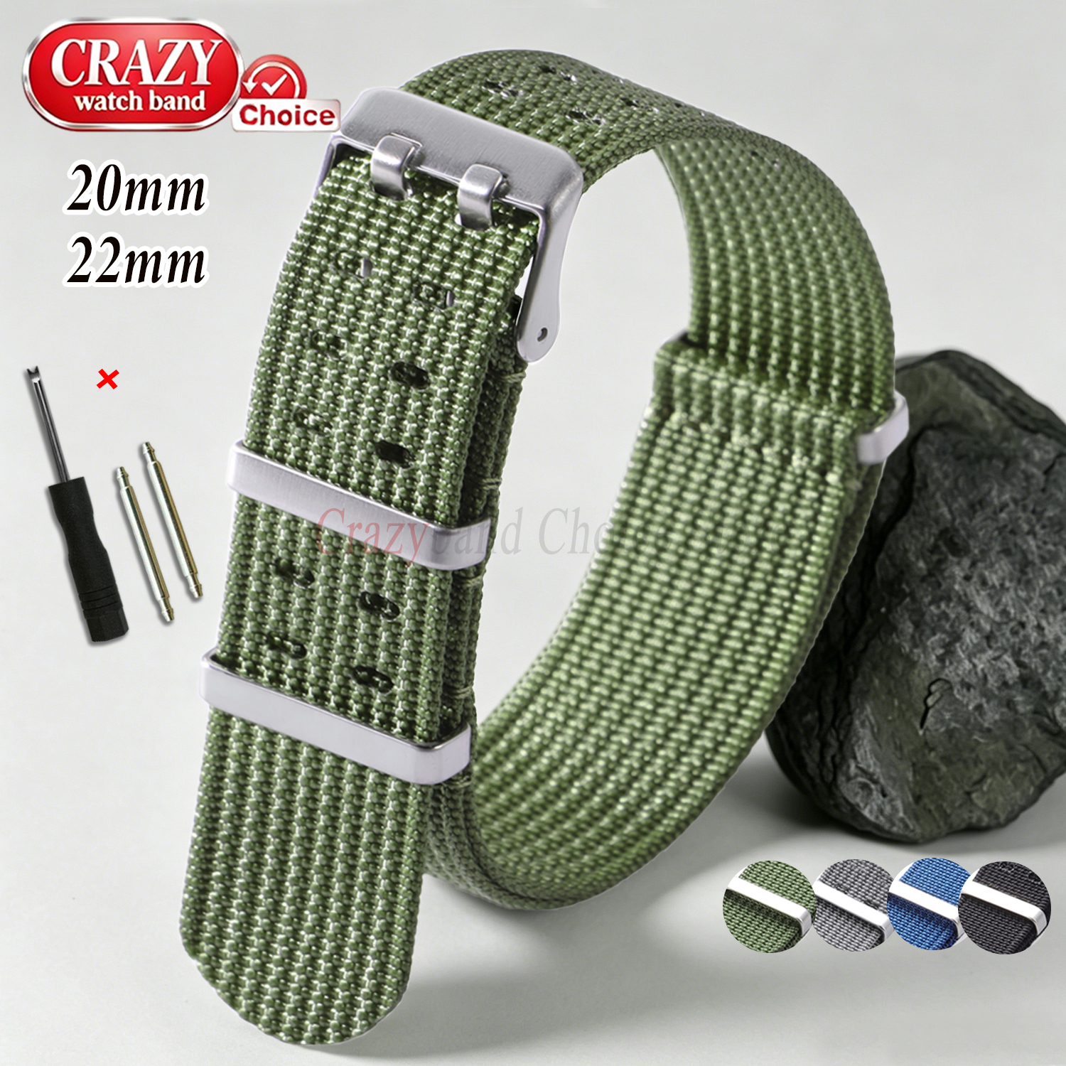 High Quality Nylon for Hamilto - Canvas Strap Watch recensione e prezzo