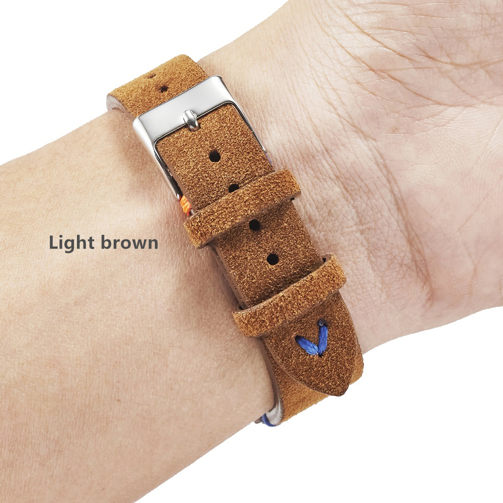Suede Watch Straps 18mm 20mm H - Suede Strap Watch recensione e prezzo