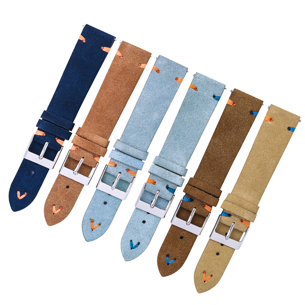 Suede Watch Straps 18mm 20mm H - Suede Strap Watch recensione e prezzo
