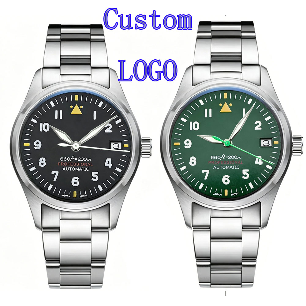 Custom LOGO 36mm 39mm Pilot Wa - Stainless Bracelet Diver recensione e prezzo
