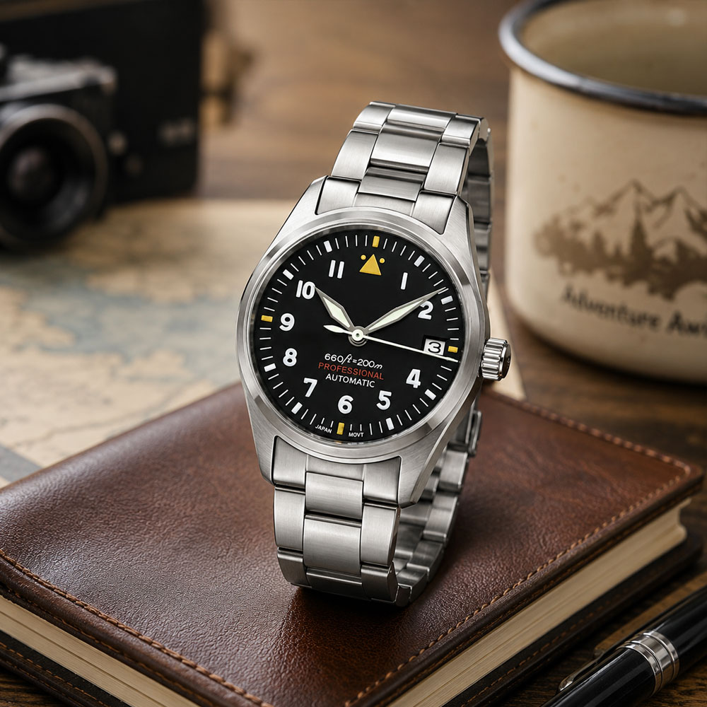 Custom LOGO 36mm 39mm Pilot Wa - Stainless Bracelet Diver recensione e prezzo