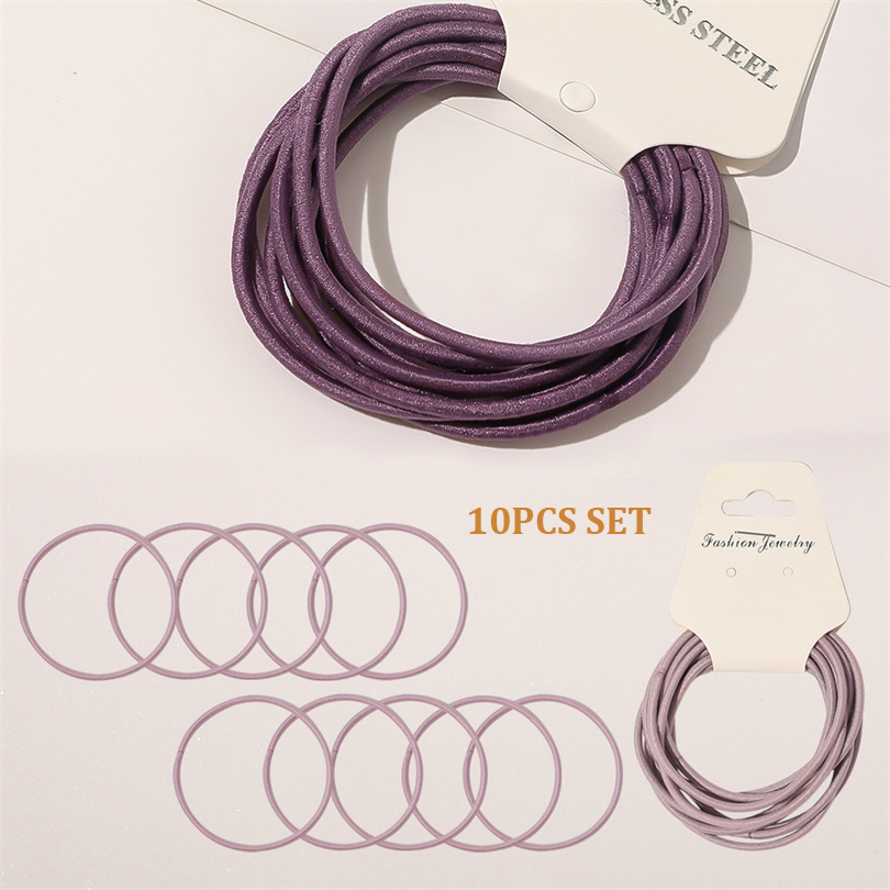 10PCS Women Girls Simple Basic - Silicone Band Women recensione e prezzo