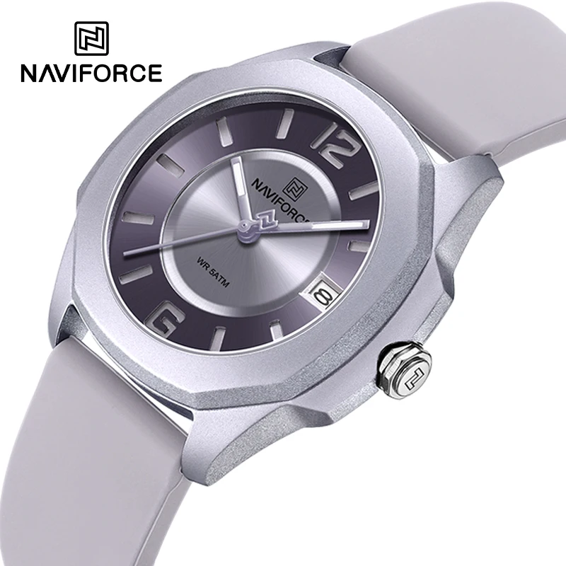 NAVIFORCE 7107 Watch for Women - Silicone Band Women recensione e prezzo