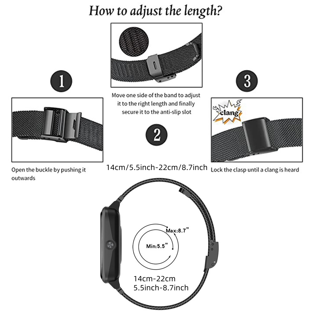Metal Bands for CMF Watch Pro  - Mesh Strap Metal recensione e prezzo