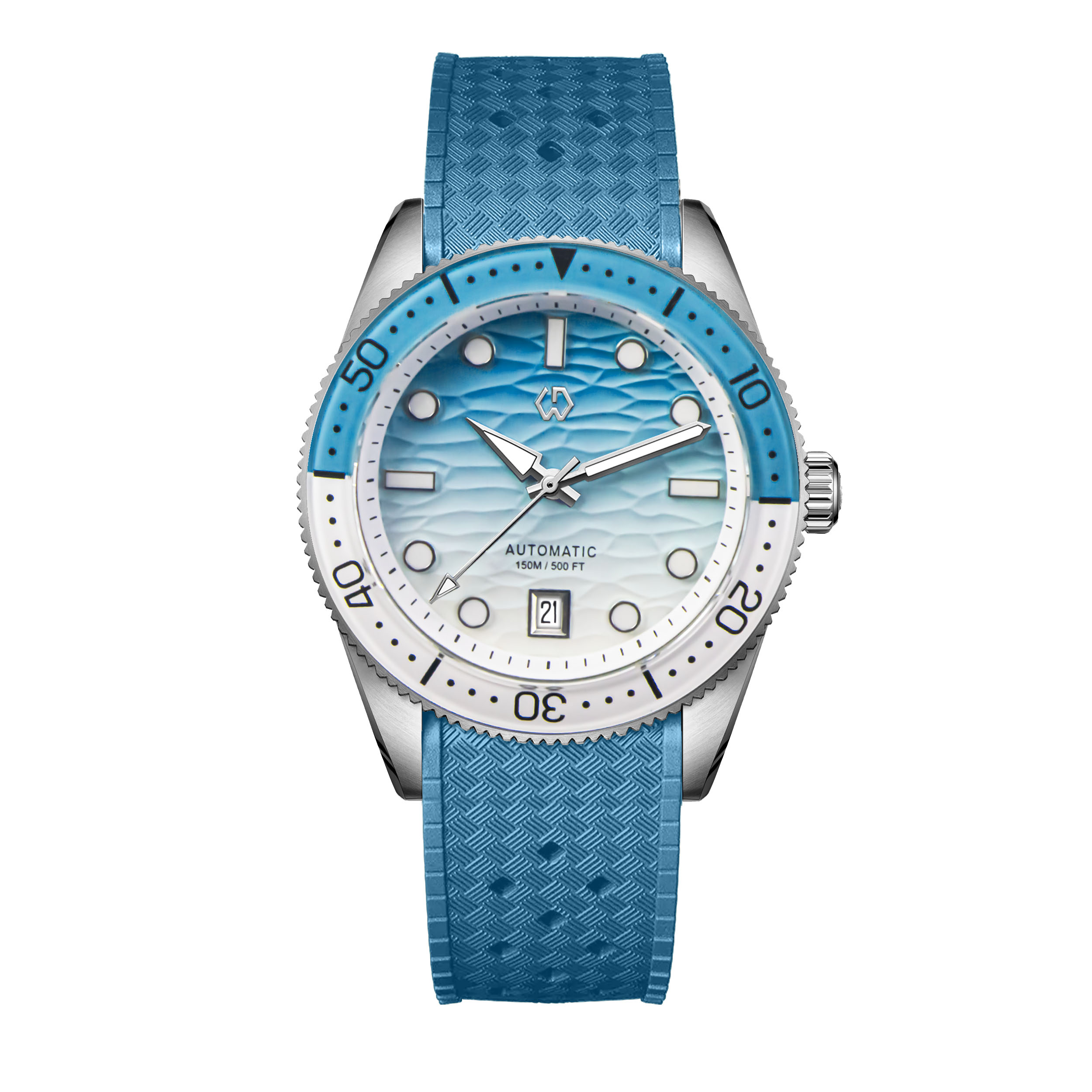 40mm Diver Watch Texture Men's - Rubber Strap Diver recensione e prezzo