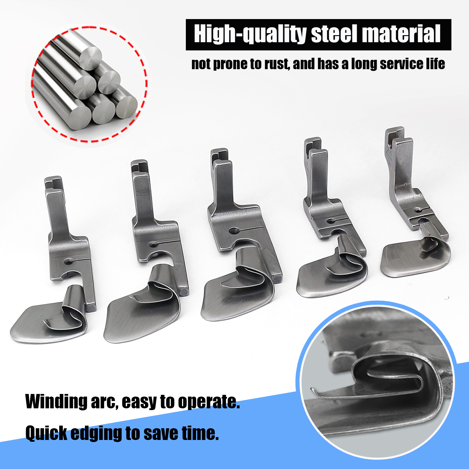 Curved Scroll Hemmer Foot 3.2- - Curved Spring Bar recensione e prezzo