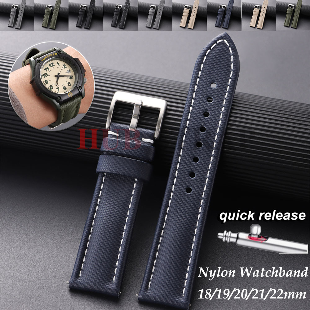 18mm 19mm 21mm 20mm 22mm Premi - Canvas Strap Watch recensione e prezzo