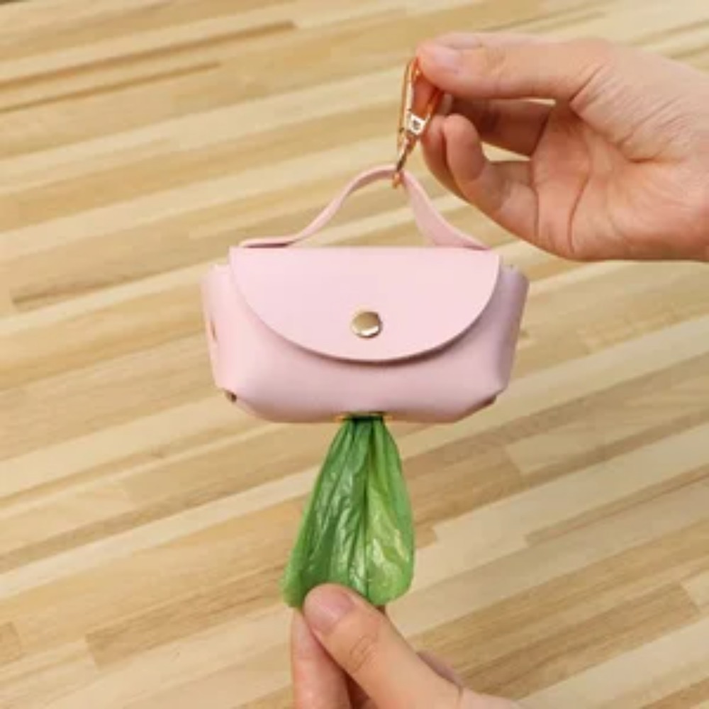 Elegant Leather Dog Poop Bag C - Leather Strap Quick Release recensione e prezzo
