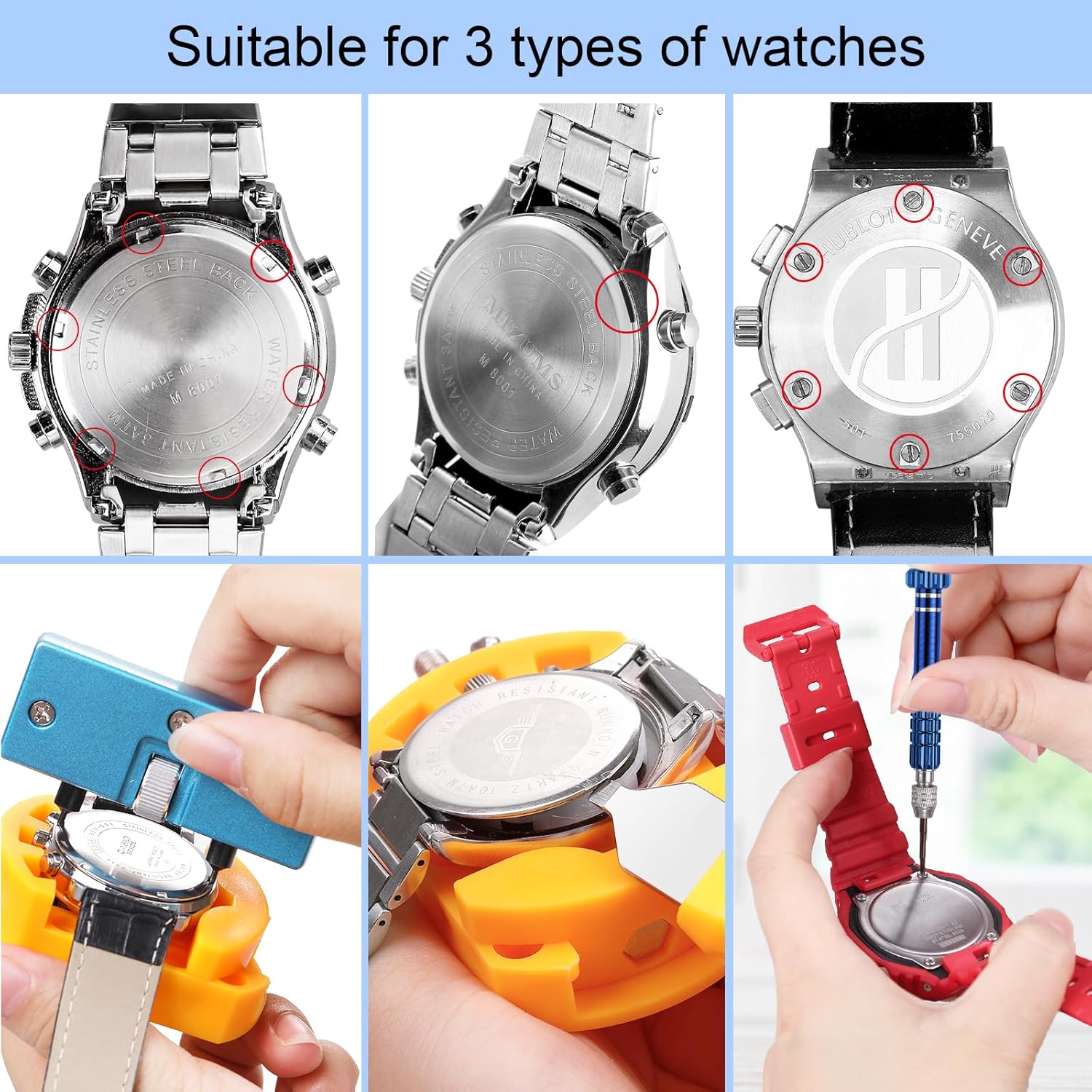 32 pcs Watch Battery Replaceme - Spring Bar Tool Set recensione e prezzo