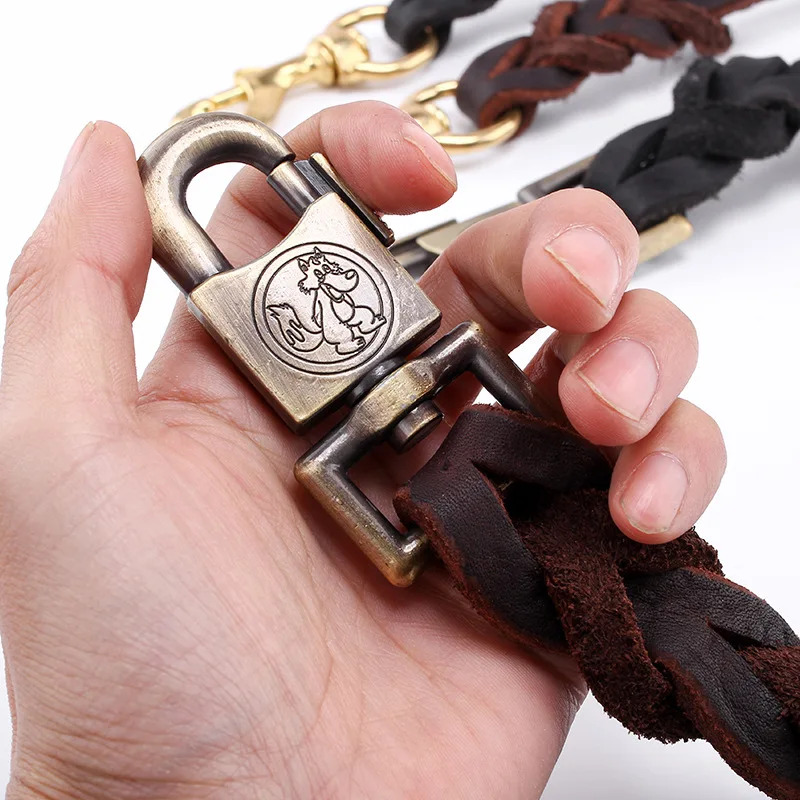 Genuine Leather Dog Leash - To - Leather Strap Quick Release recensione e prezzo