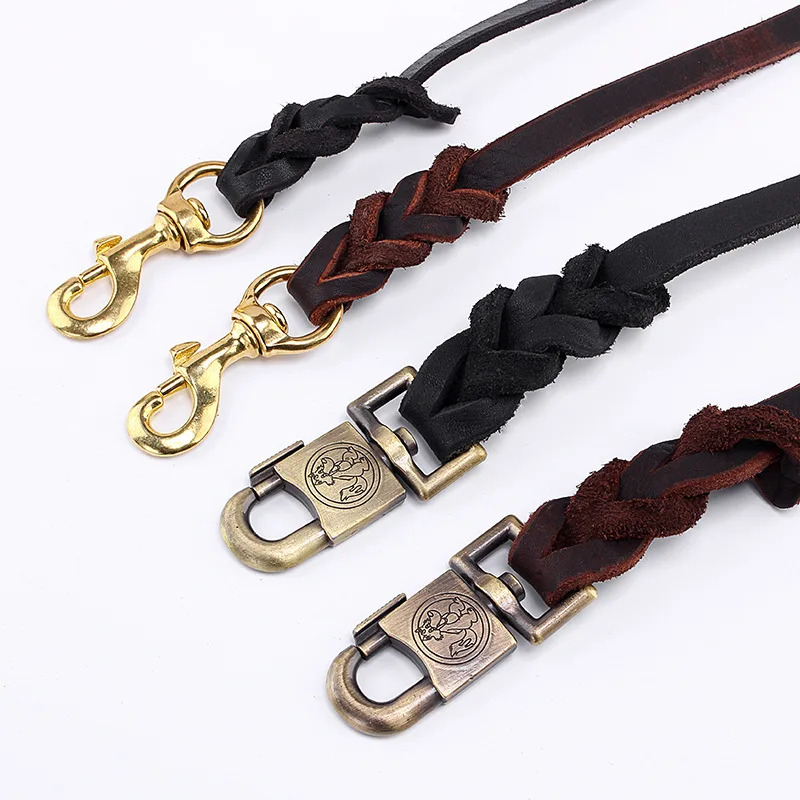 Genuine Leather Dog Leash - To - Leather Strap Quick Release recensione e prezzo