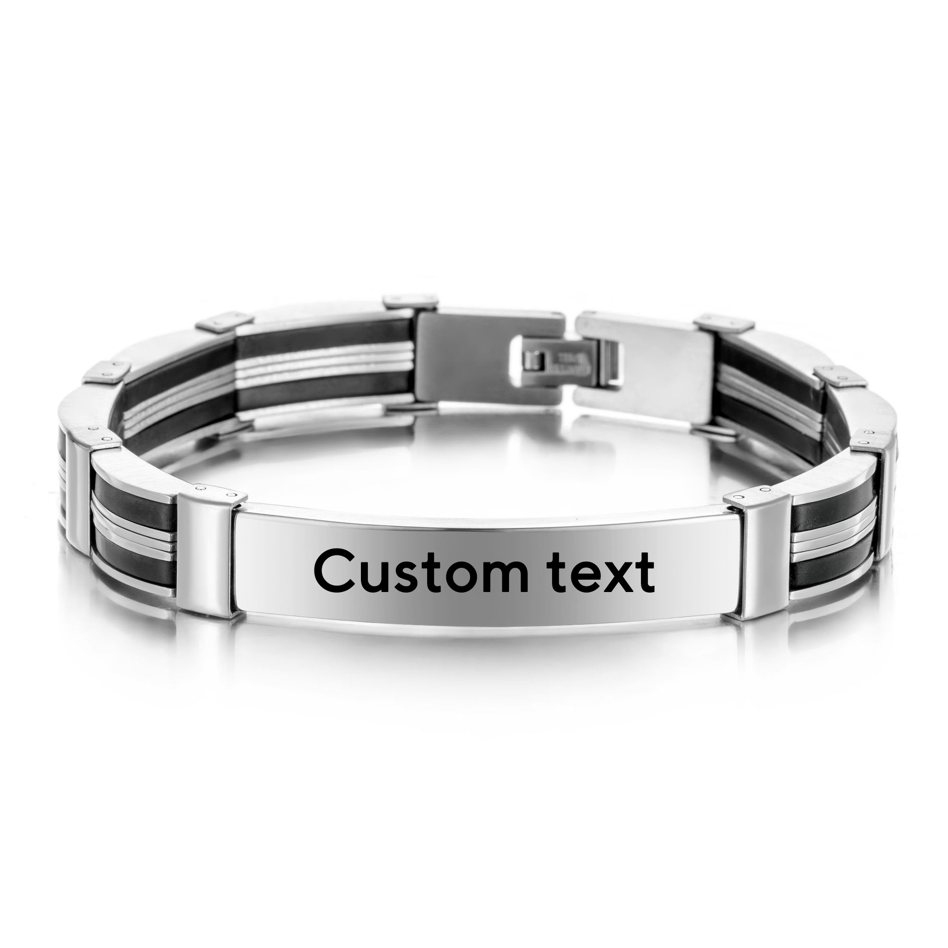 Punk Custom TEXT Name Men Stai - Silicone Band Women recensione e prezzo