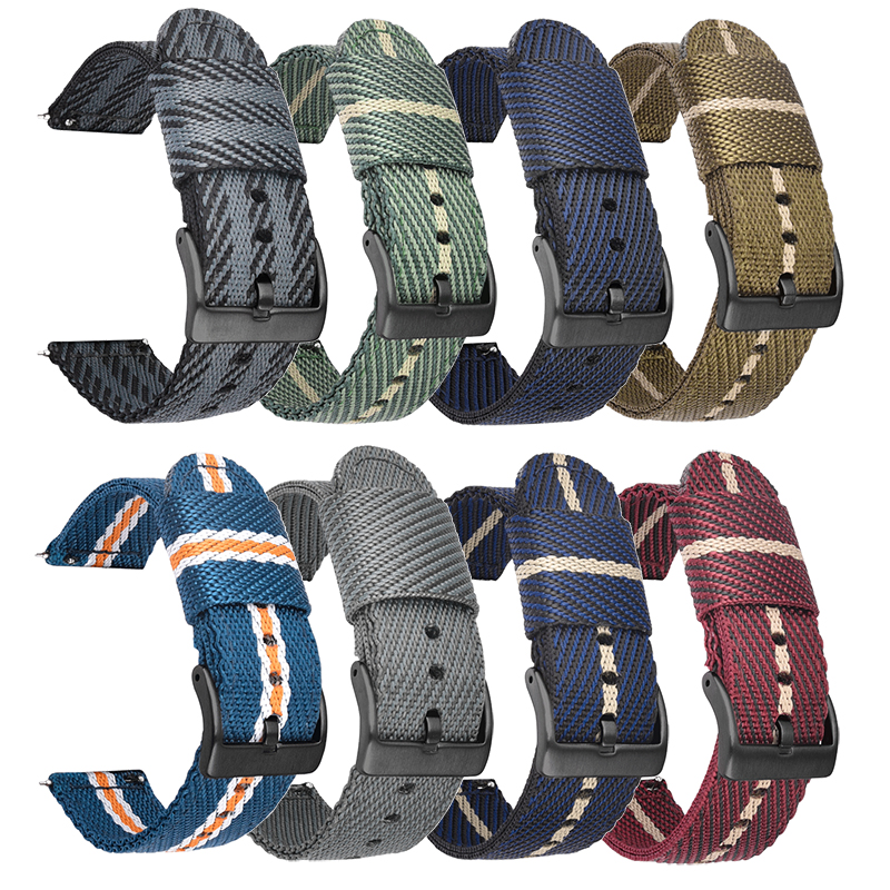 Woven Nylon Strap 18mm 20mm 22 - Nato Strap Nylon recensione e prezzo