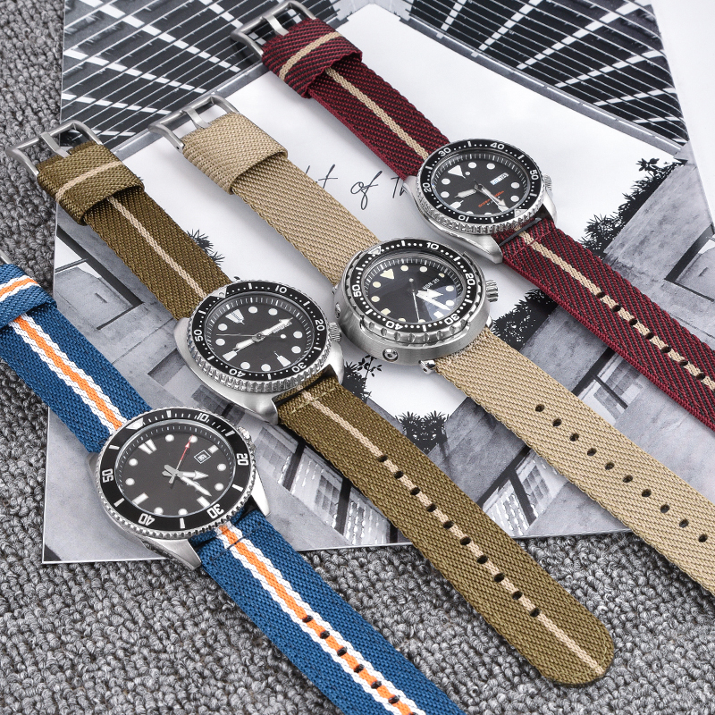 Woven Nylon Strap 18mm 20mm 22 - Nato Strap Nylon recensione e prezzo