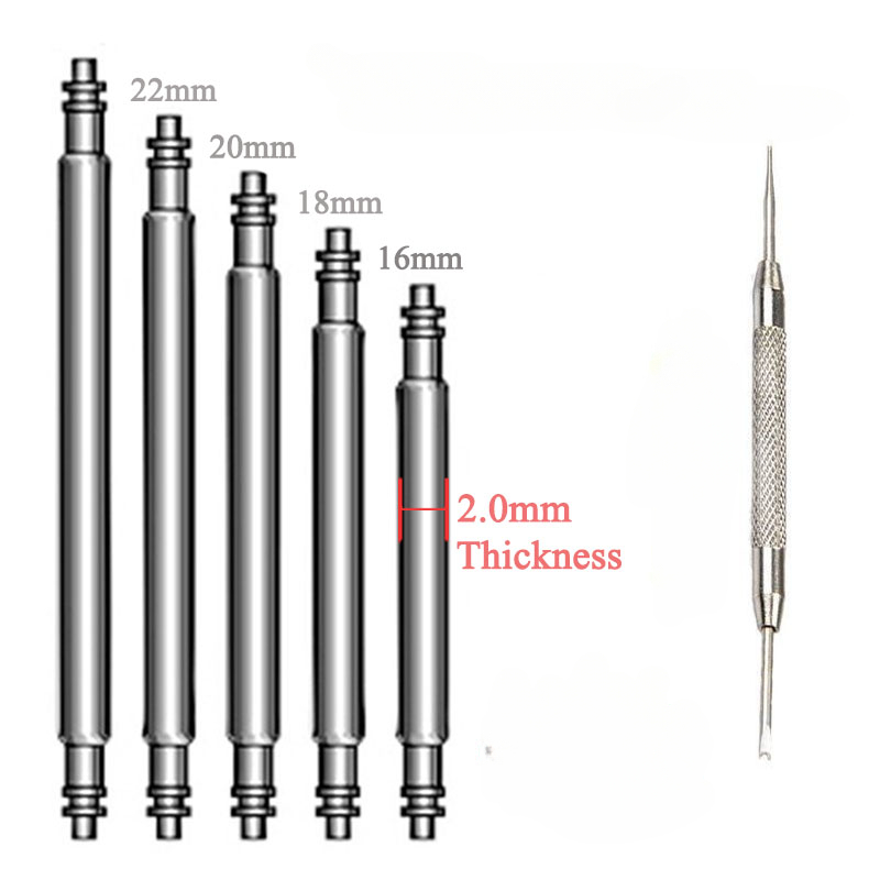 15pcs Watch Band Pin 2.0mm Dia - Spring Bar Tool Set recensione e prezzo