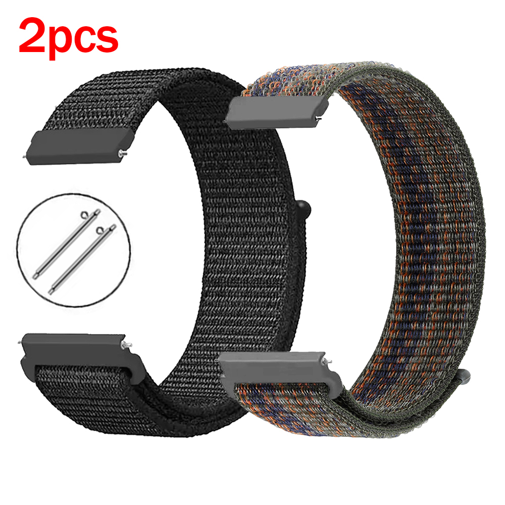 2Pcs 22mm Nylon Sport Strap Fo - Sport Loop Velcro recensione e prezzo