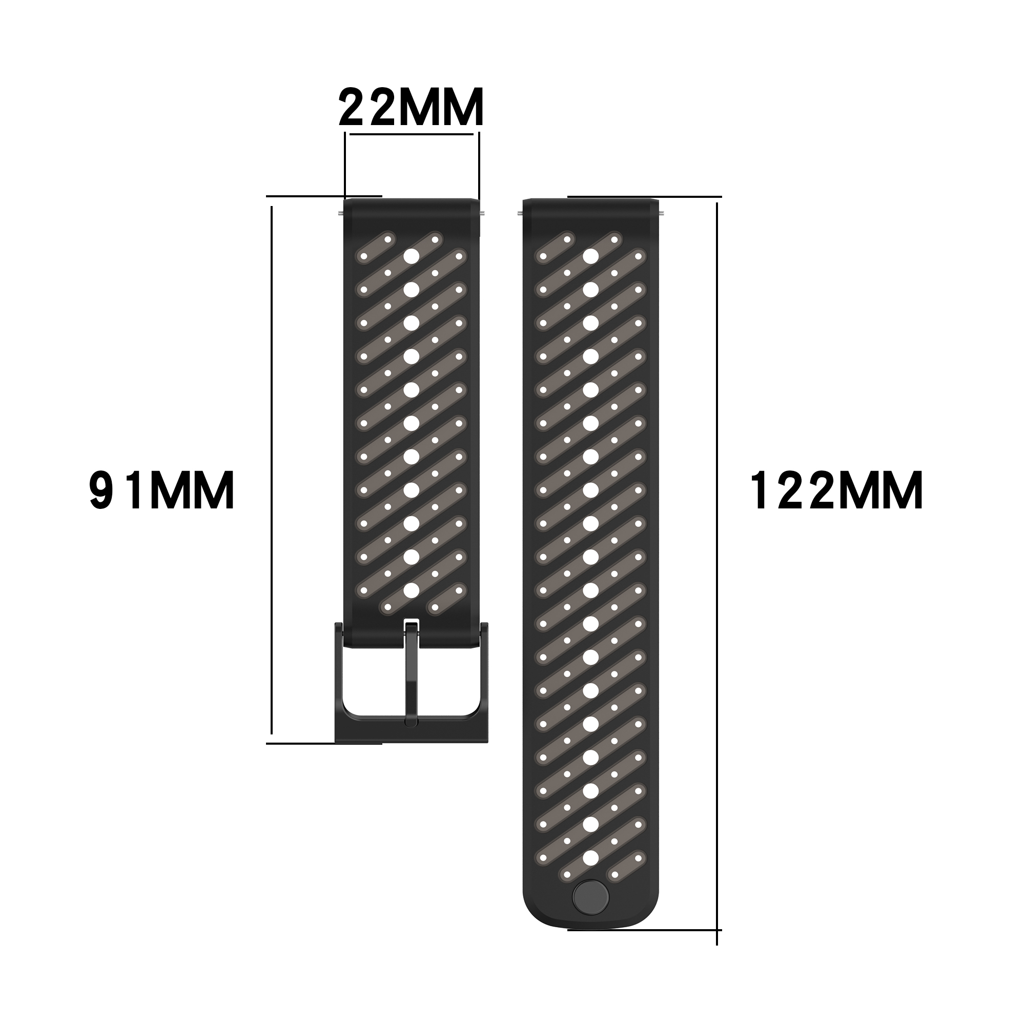 Silicone Sports Band For Suunt - Silicone Watch Band 22Mm recensione e prezzo