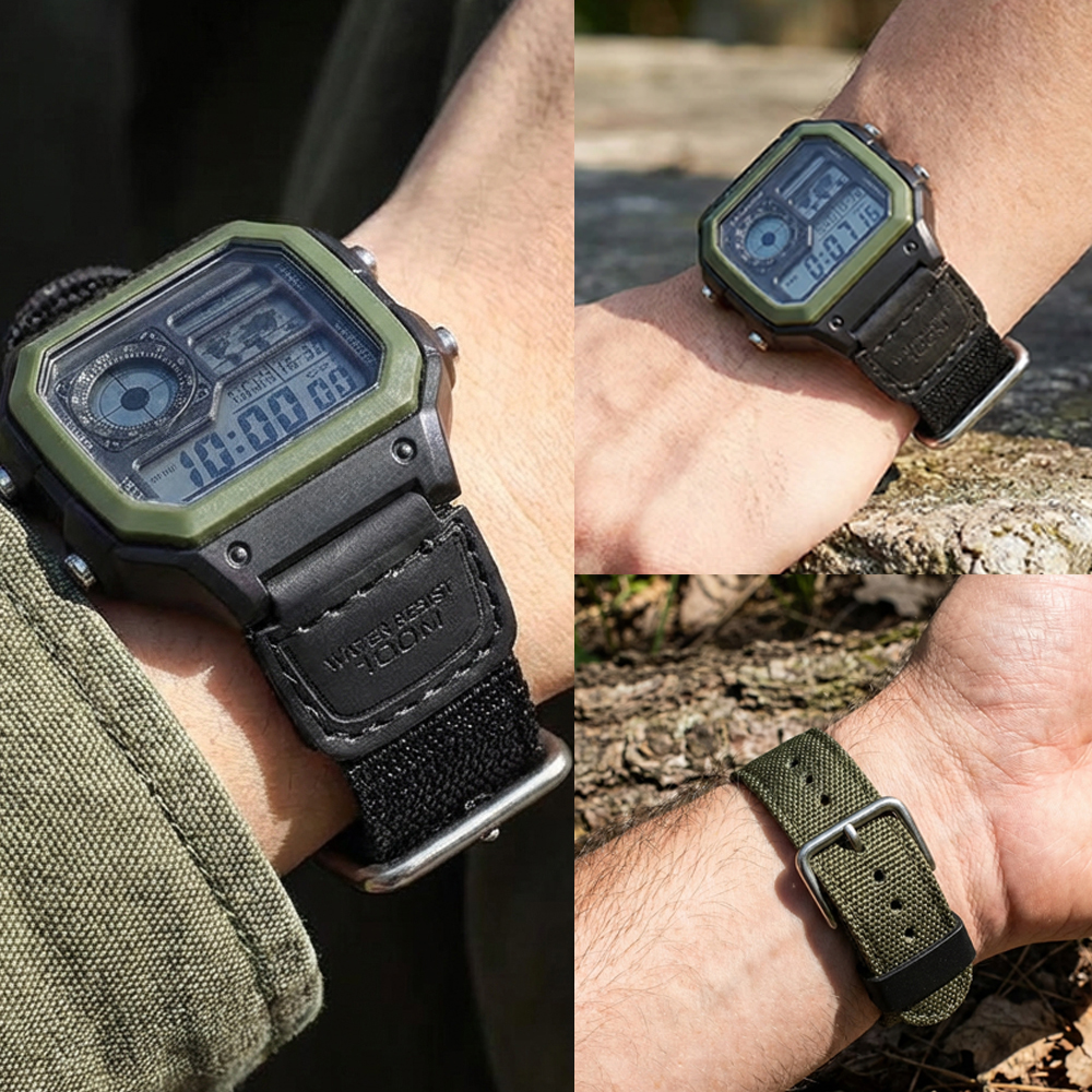 18mm Nylon Strap for Casio AE1 - Canvas Strap Watch recensione e prezzo
