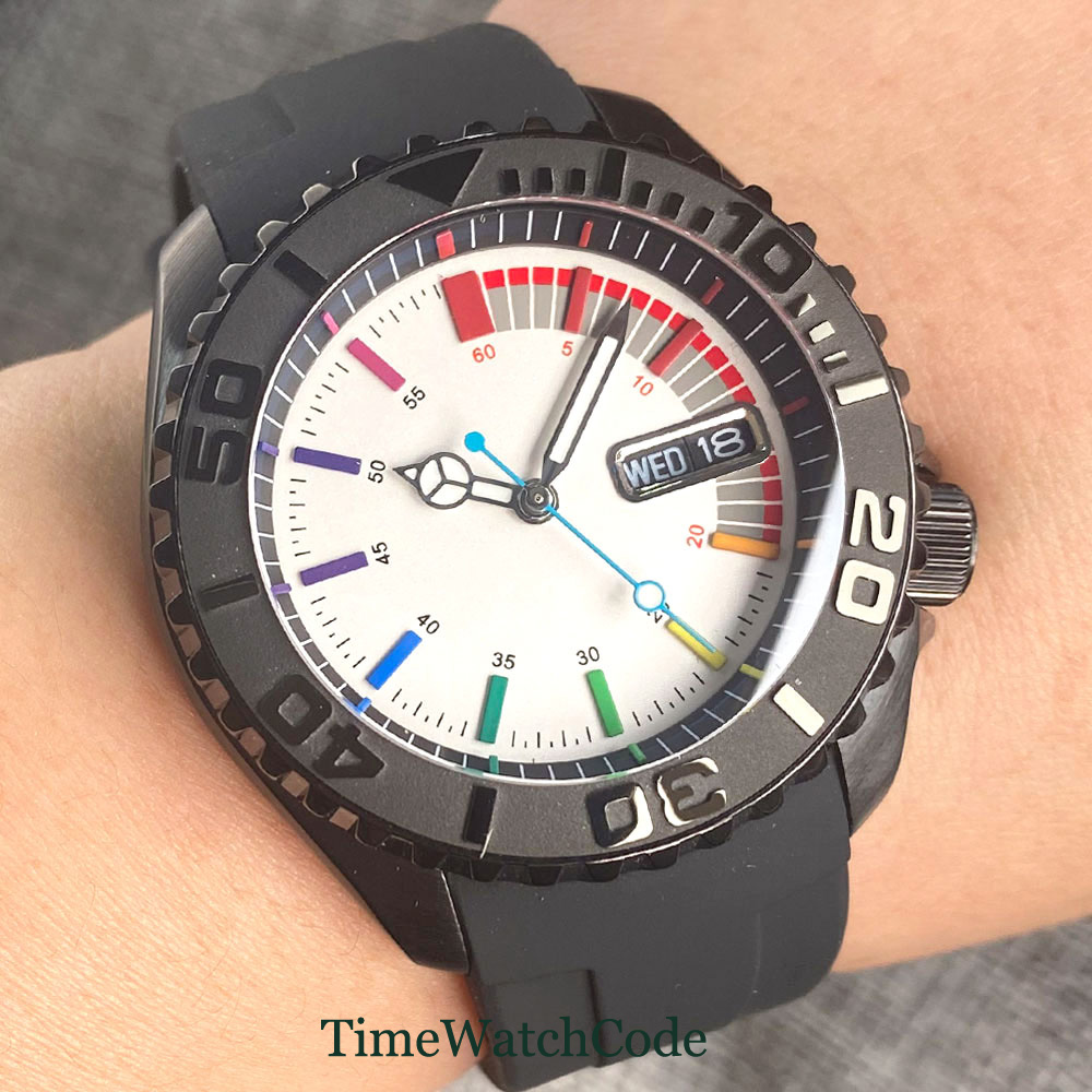Tandorio 41mm 20ATM Diver Auto - Rubber Strap Diver recensione e prezzo