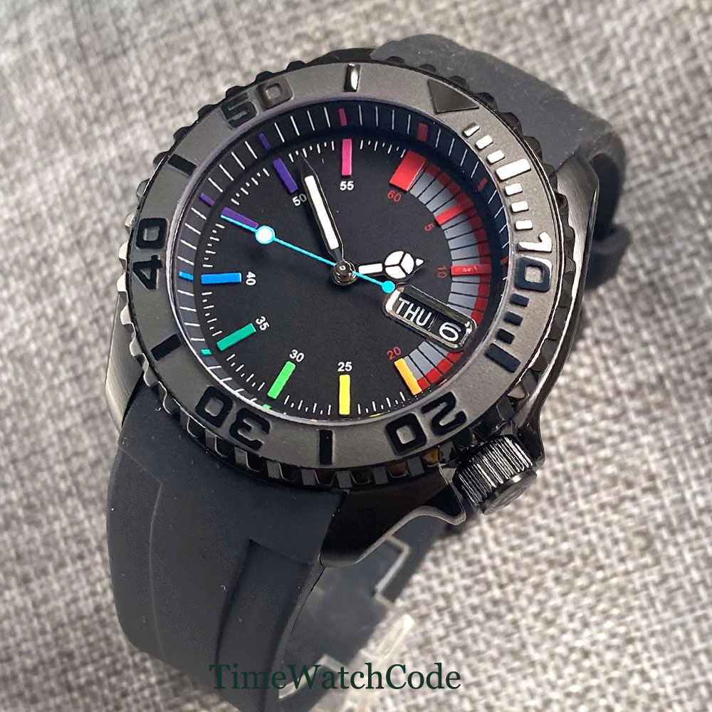 Tandorio 41mm 20ATM Diver Auto - Rubber Strap Diver recensione e prezzo