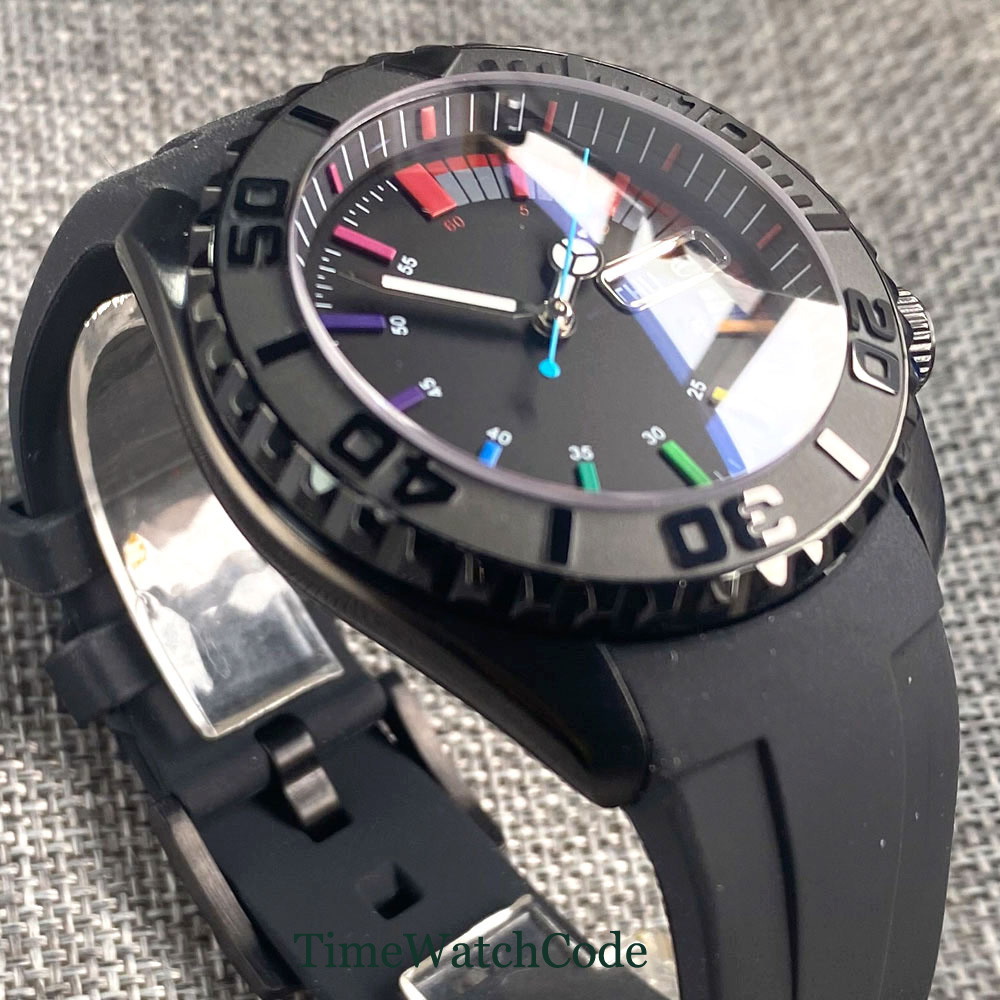 Tandorio 41mm 20ATM Diver Auto - Rubber Strap Diver recensione e prezzo