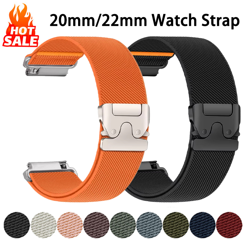 20mm 22mm band For Amazfit bip - Parachute Strap Elastic recensione e prezzo