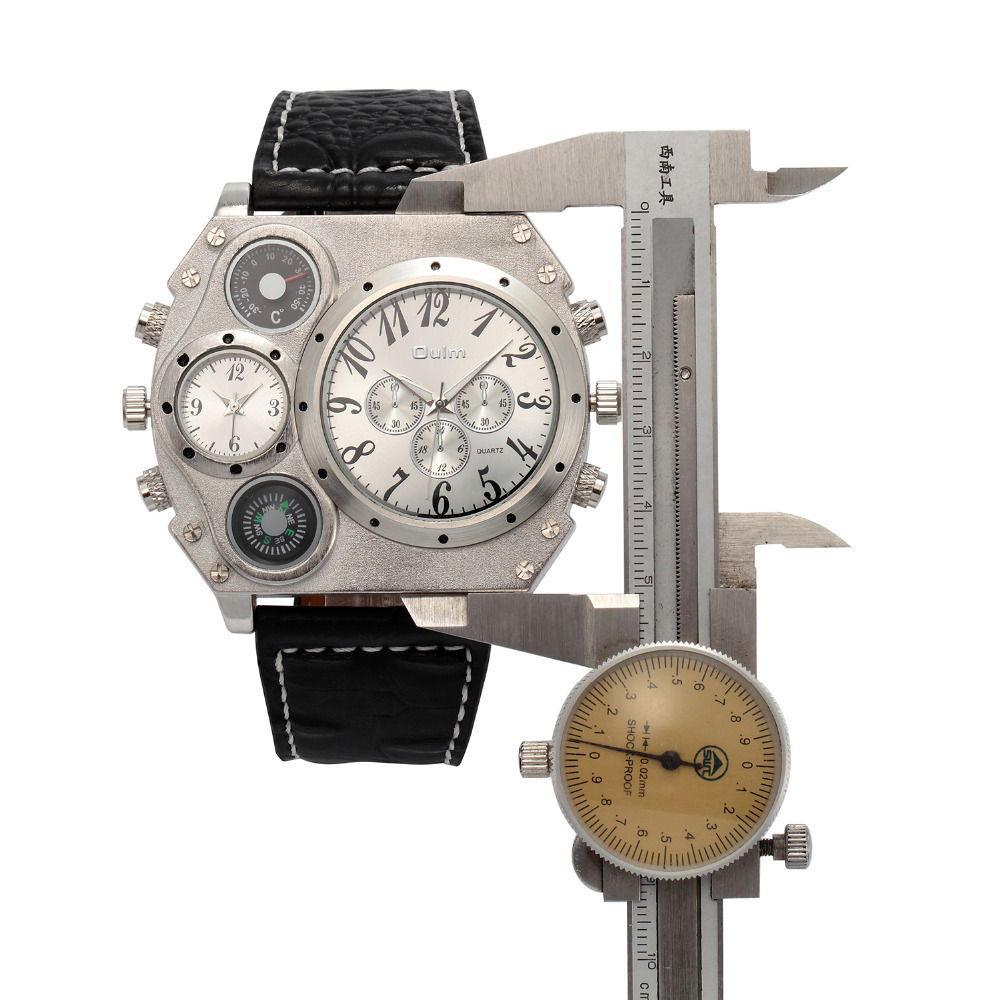 New Model OULM Watch Men Quart - Leather Watch Band Men recensione e prezzo
