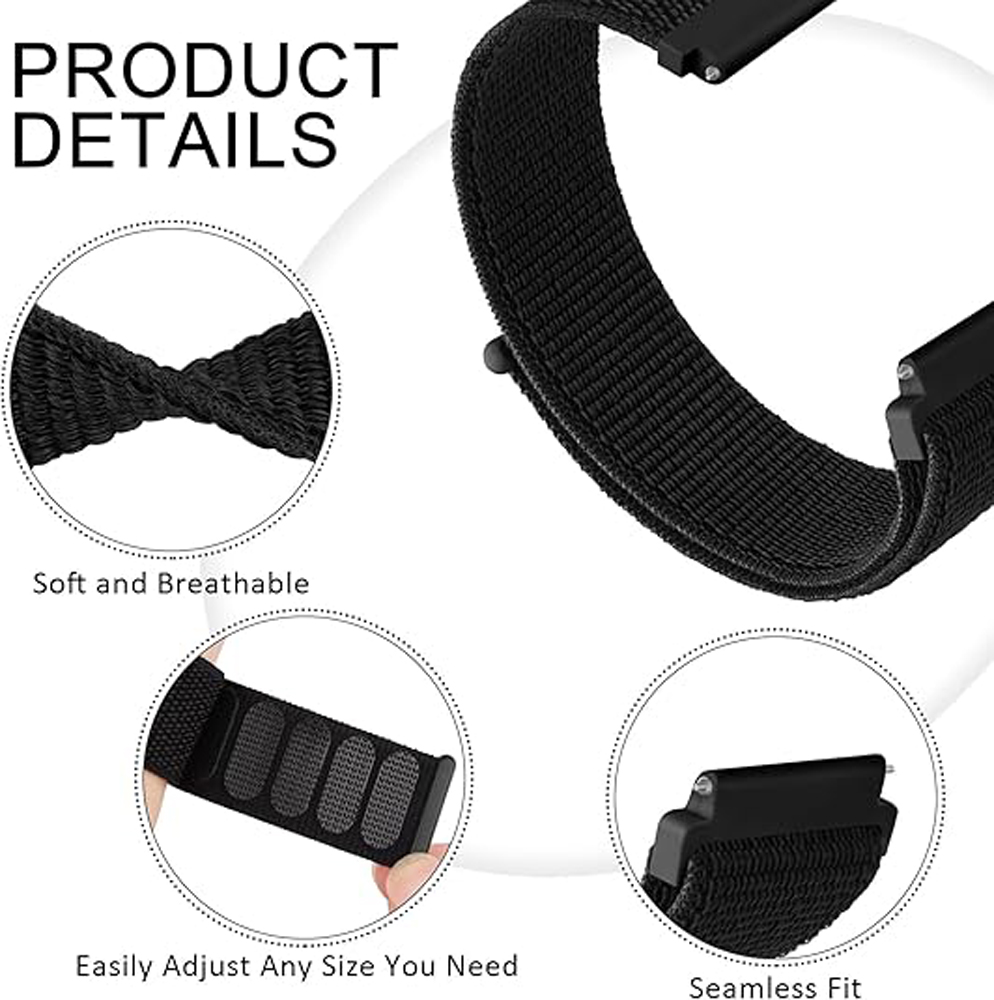 Nylon Breathable Loop Watchban - Sport Loop Velcro recensione e prezzo