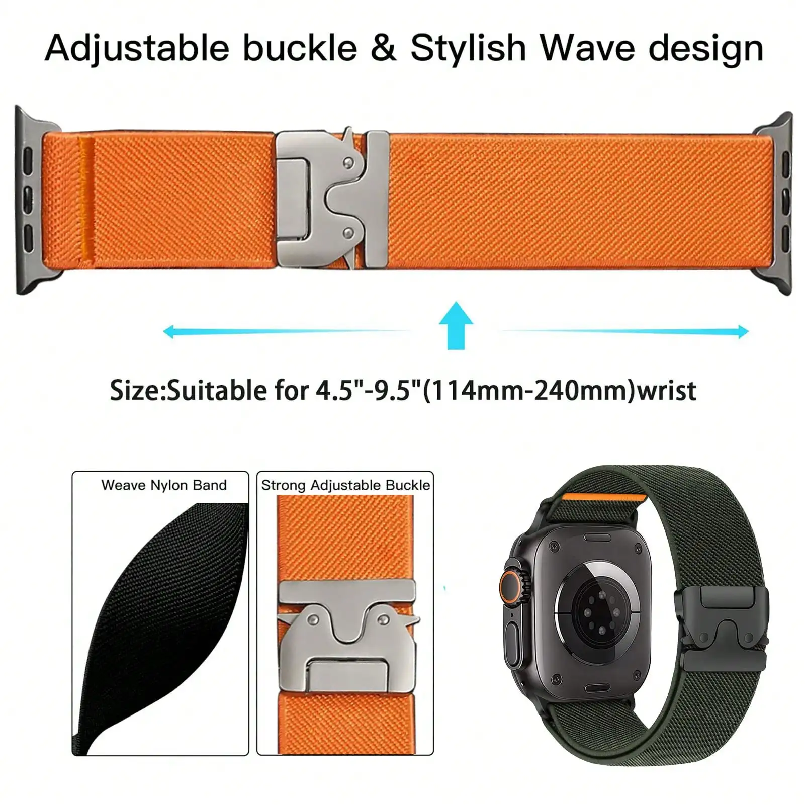 Elastic Sport Bands Compatible - Parachute Strap Elastic recensione e prezzo