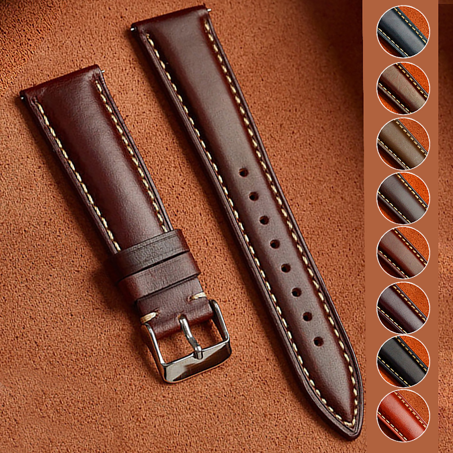 Wax Genuine Leather Men Women  - Rubber Strap Diver recensione e prezzo