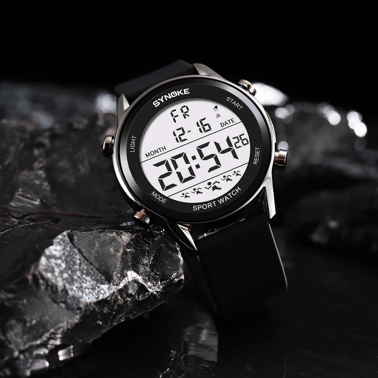 Digital Watches For Men Waterp - Rubber Strap Diver recensione e prezzo