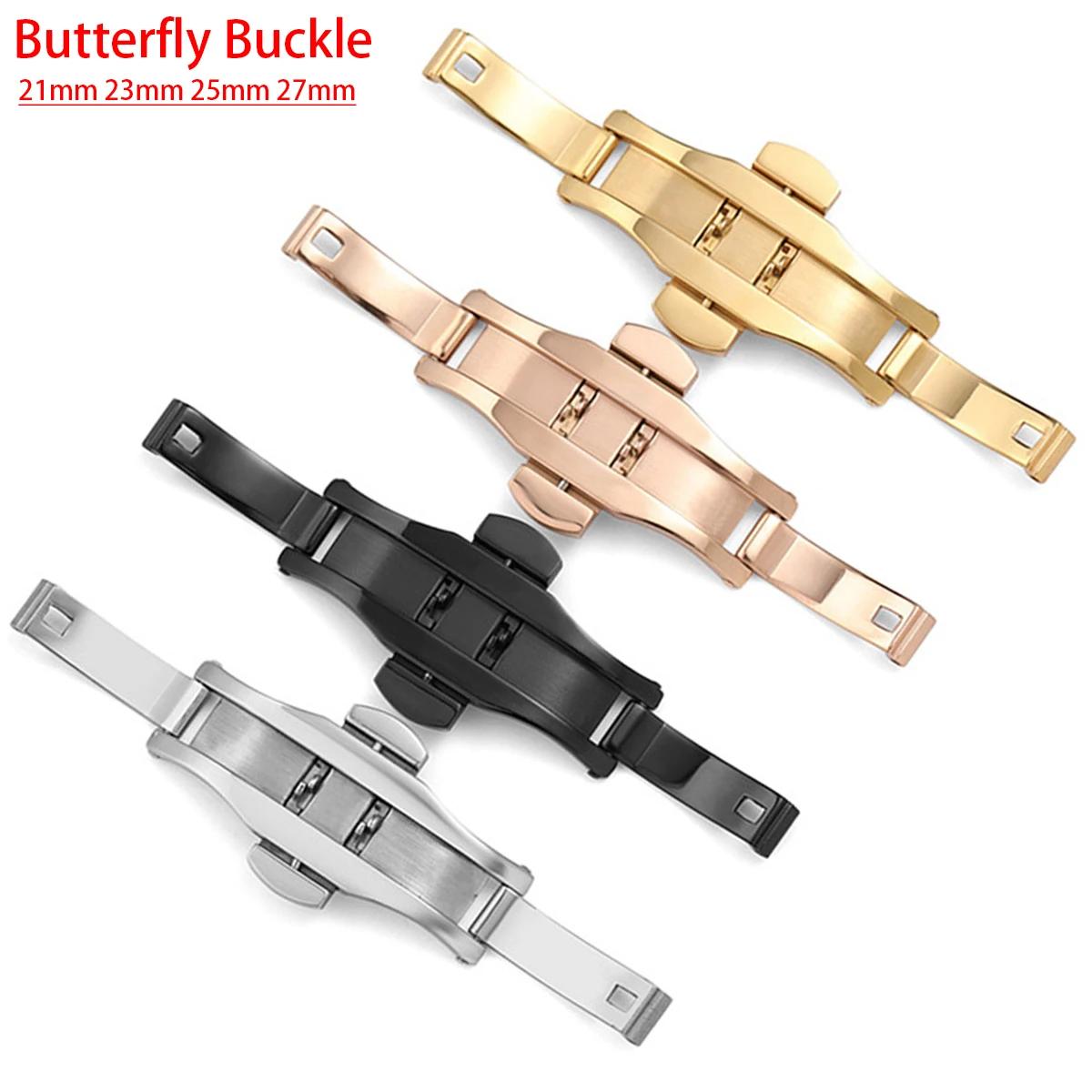 Stainless Steel Butterfly Depl - Butterfly Clasp Deployant recensione e prezzo