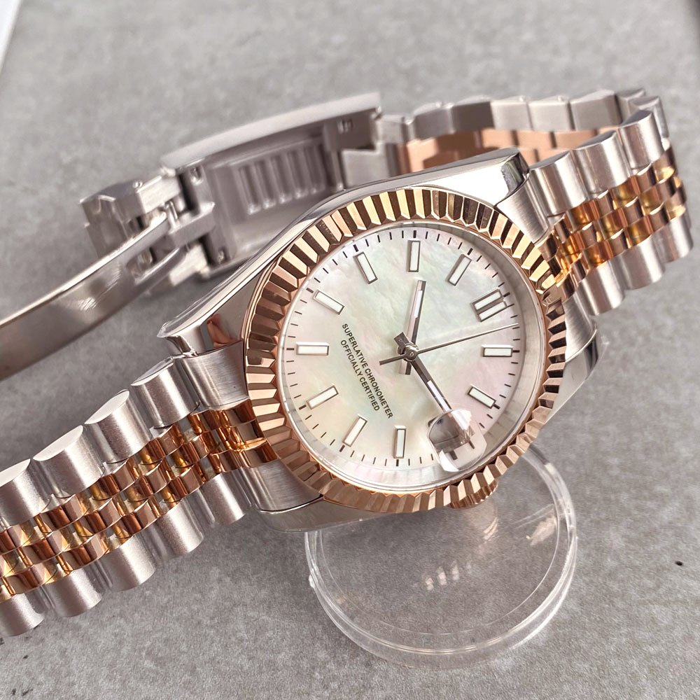 Customized two tone rose gold  - Stainless Bracelet Diver recensione e prezzo