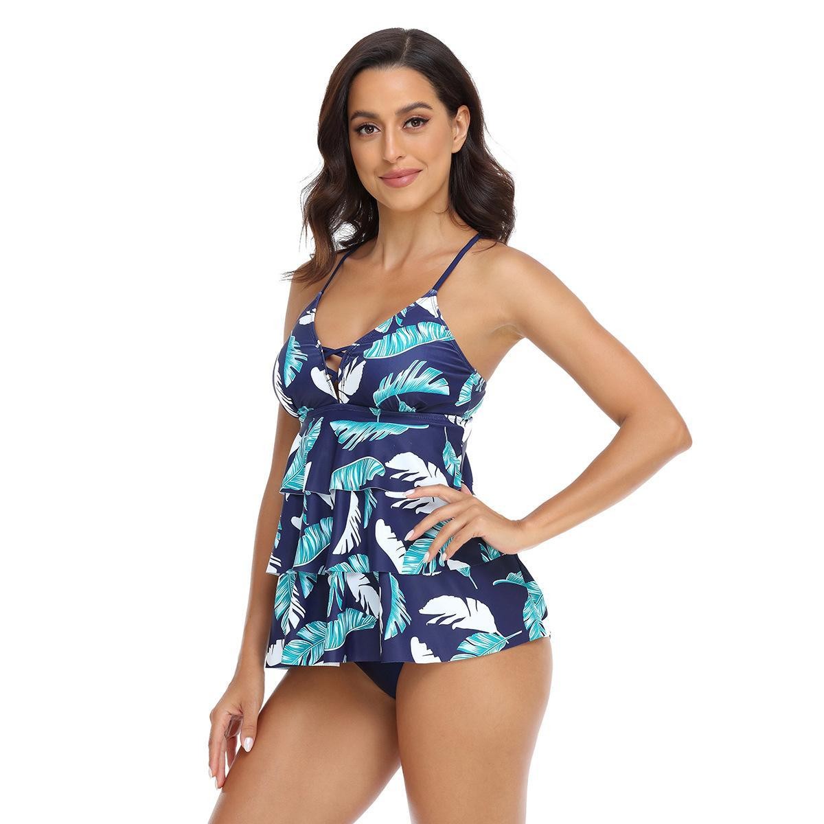Woman Tankini Tropical Leaf Pr - Tropic Strap Vintage recensione e prezzo