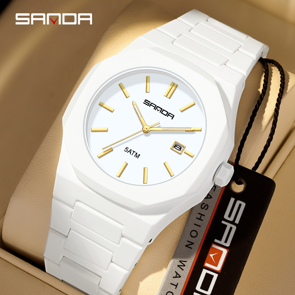 2025 SANDA Fashion Men's and W - Rubber Strap Diver recensione e prezzo