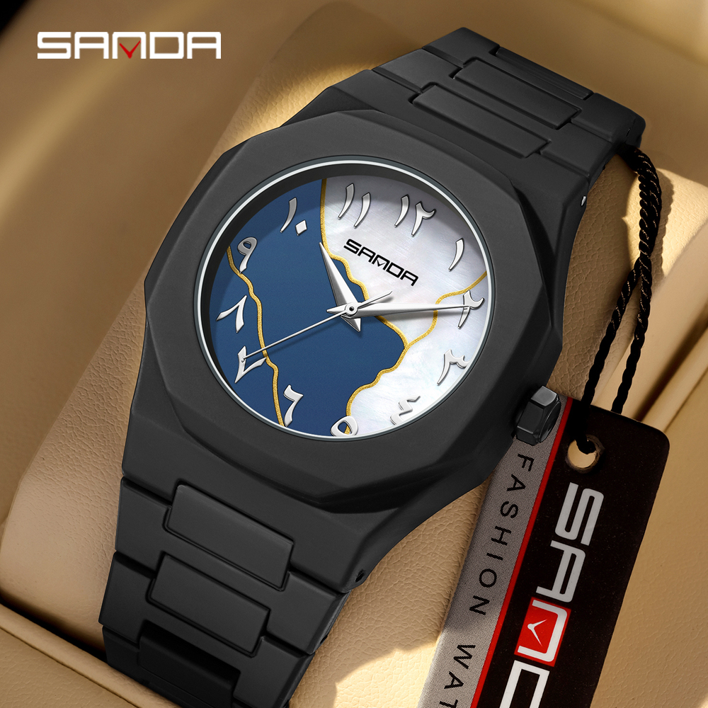 2025 SANDA Fashion Men's and W - Rubber Strap Diver recensione e prezzo