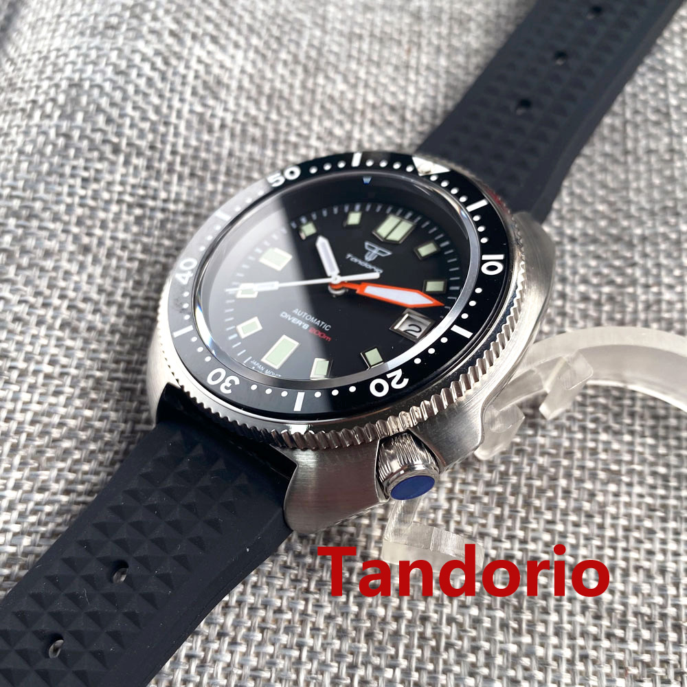 Tandorio 44mm NH35 PT5000 Move - Rubber Strap Diver recensione e prezzo