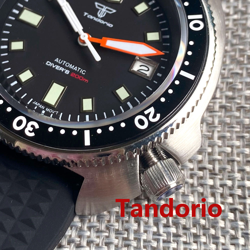 Tandorio 44mm NH35 PT5000 Move - Rubber Strap Diver recensione e prezzo