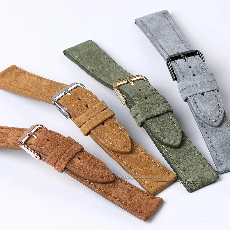 Suede Genuine Leather Watchban - Suede Strap Watch recensione e prezzo