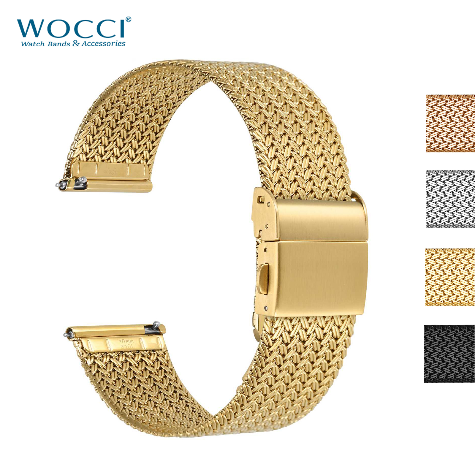 WOCCI Metal Watch Bands 316L S - Mesh Strap Metal recensione e prezzo