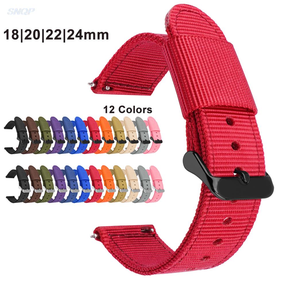 18mm 20mm 22mm 24mm Nylon Canv - Canvas Strap Watch recensione e prezzo
