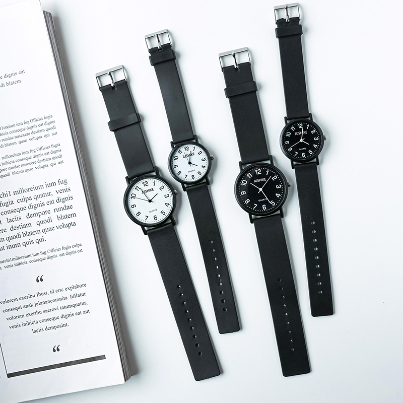 Simple Black Watch Quartz Watc - Silicone Band Women recensione e prezzo