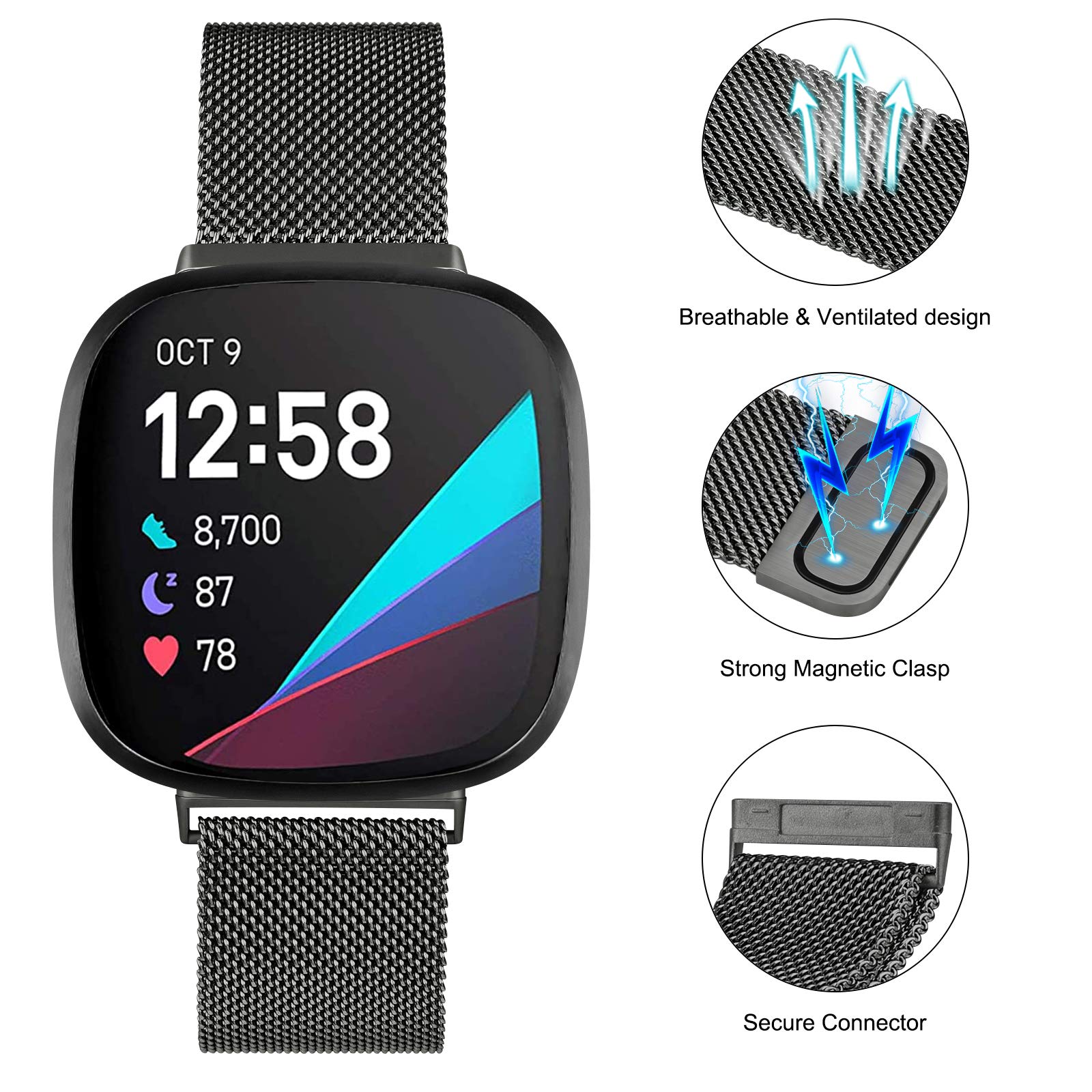 Milanese Loop strap for Fitbit - Milanese Loop Magnetic recensione e prezzo